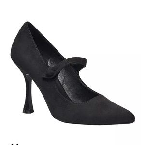 Halston Heritage Black Mary Jane Heels